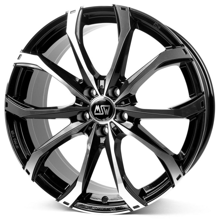MSW 48 Gloss Black Full Polished 9,5x21 5x112 ET31 CB66,6 60 975 kg W1931000356