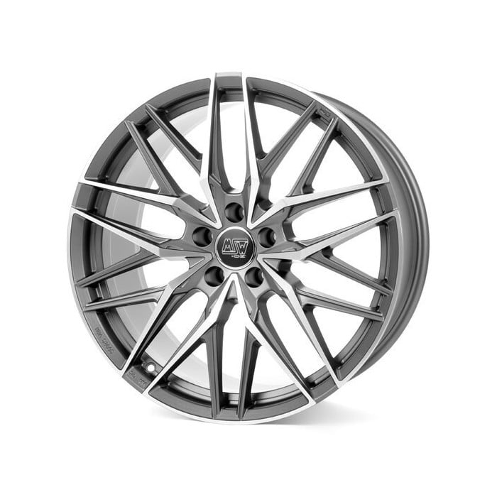 MSW 50 Matt Gun Metal Full Polished (Mgmfp) 10x22 5x112 ET25 CB66,6 R14 1050 kg W1940600226