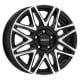 Dezent KH dark Black/polished 6,5x16 6x130 ET54 CB84,1 R14 1400 kg TKHZZBP54E
