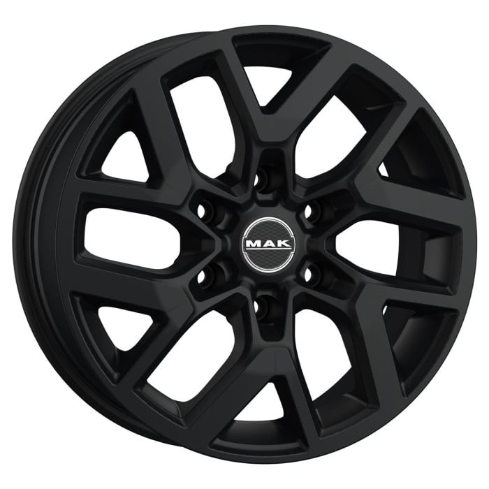 MAK Gravel Matt Black 6,5x16 6x125 ET50 CB74,1 60 1200 kg F6560GRMB50QZ