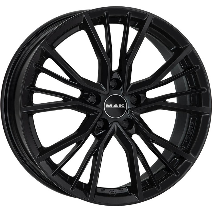 MAK Union Gloss Black 7x17 5x100 ET38 CB57,1 R13 610 kg F7070UNGB38PE2X