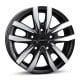 Borbet CW5 black polished matt 6,5x16 5x120 ET60 CB65,1 R13 1260 kg 497457