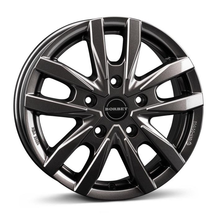 Borbet CW5 mistral anthracite glossy 6x16 5x118 ET68 CB71,1 60 1350 kg 497705