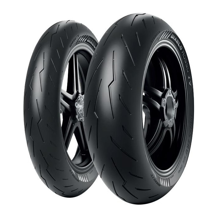 120/60ZR17 Pirelli DIABLO ROSSO IV 55W TL SPORT TOURING & TRACK Front