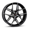 Borbet QX black polished matt 8x19 5x108 ET50 CB72,6 60 650 kg 497851