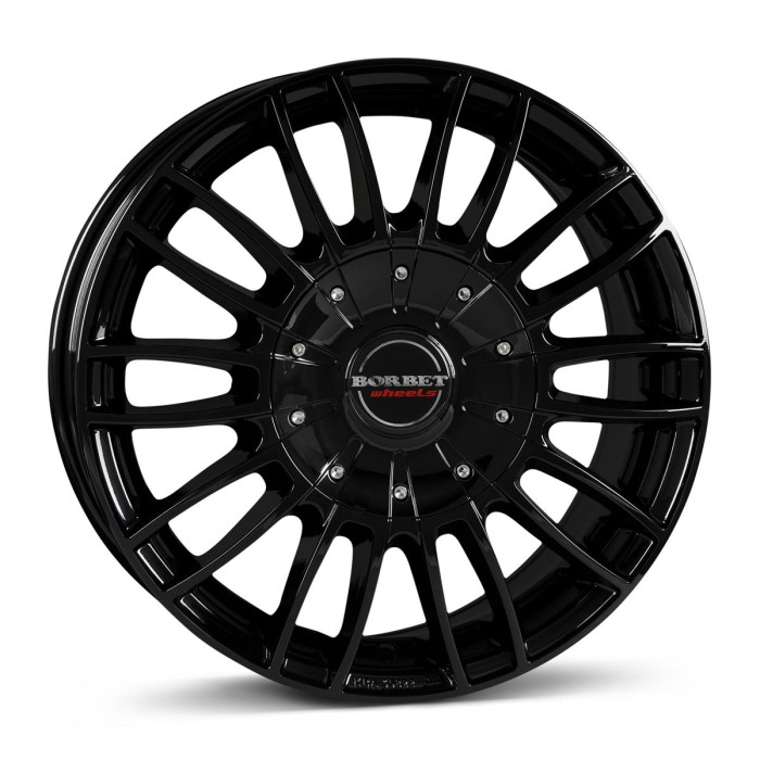 Borbet CW3 black glossy 7,5x17 5x120 ET55 CB65,1 R14 1255 kg