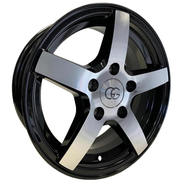 GG Trailer Black Polished 5,5x14 4x100 ET30 CB57,1 60 950 kg