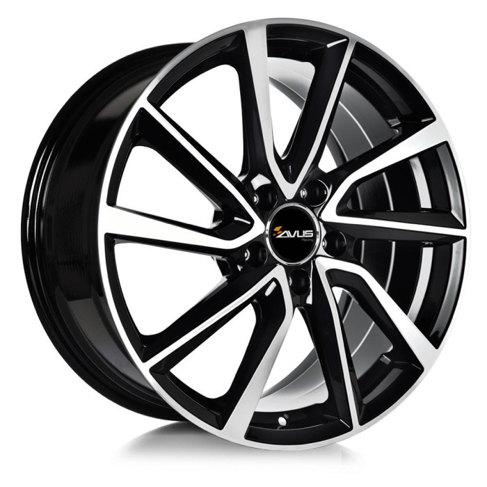 Avus AC-518 Black Polished 8x19 5x112 ET32 CB66,6 R13 750 kg