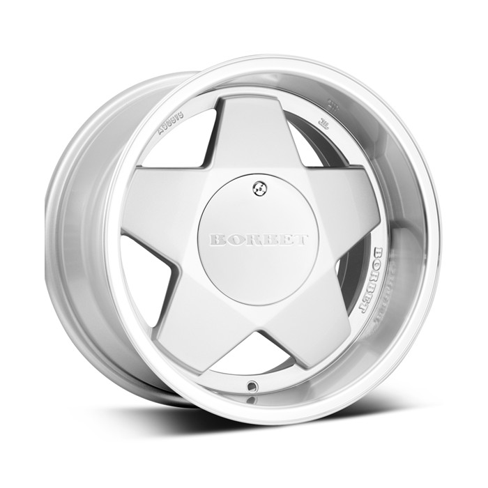 Borbet A Silver Polished 7,5x16 4x108 ET20 CB72,6 60 580 kg