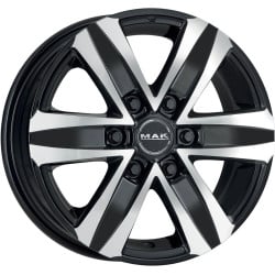 MAK Stone 6 Black Mirror 8,5x20 6x139.7 ET20 CB106,1 Flat 1215 kg F85206TBM20VH2X
