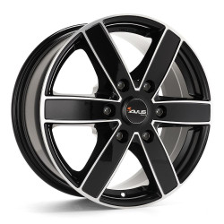 Avus AC-V61 Black Polished 6,5x16 6x125 ET68 CB74,1 60 1215 kg