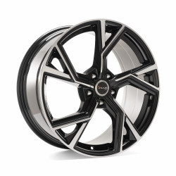 Avus AF20 Black Polished 8x18 5x112 ET28 CB66,6 R13 750 kg