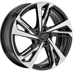 MSW 60 Gloss Black Full Polished 8x18 5x112 ET40 CB66,6 R13 725 kg W19455003E56