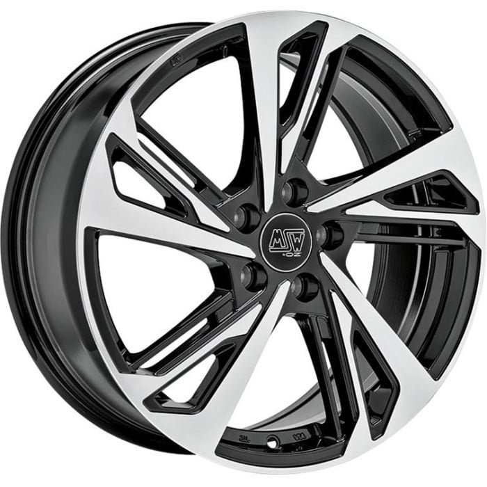 MSW 60 Gloss Black Full Polished 8x18 5x112 ET40 CB66,6 R13 725 kg W19455003E56
