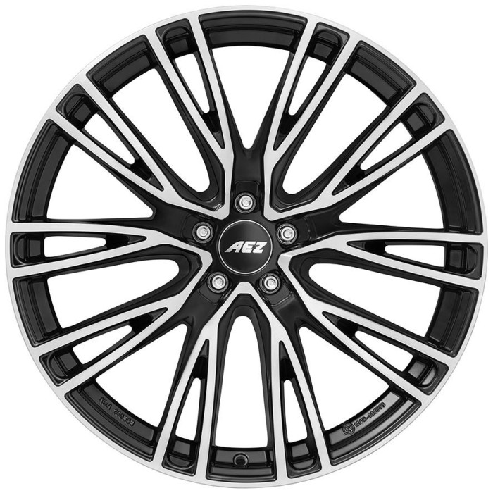 AEZ Seattle dark Black/polished 9x19 5x130 ET45 CB66,6 R14 1035 kg ASE9MLBP45E