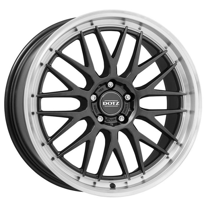 Dotz Bilbao dark Gunmetal/polished lip 8x17 5x114.3 ET34 CB71,6 60 715 kg OBIS0FL34