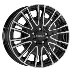 Dezent KE dark Black/polished 6,5x16 5x118 ET55 CB71,1 60 1200 kg TKEZQBP55
