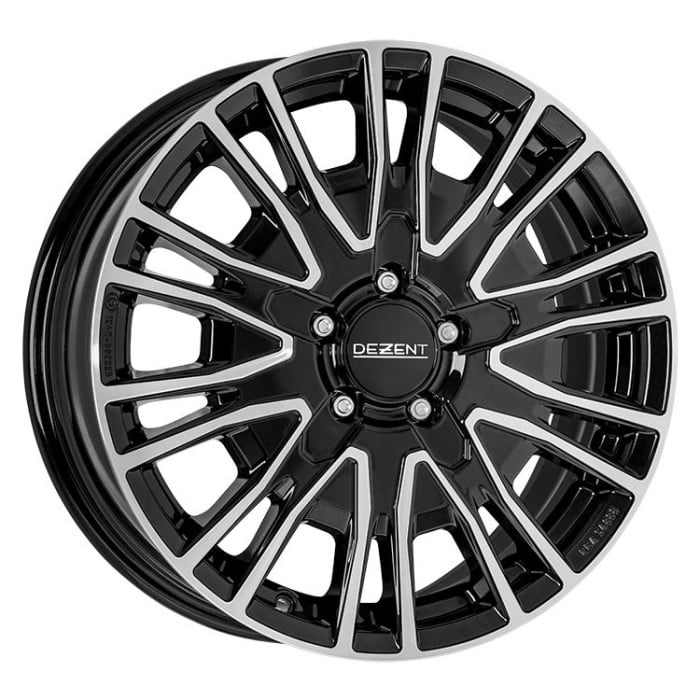Dezent KE dark Black/polished 6,5x16 5x118 ET55 CB71,1 60 1200 kg TKEZQBP55