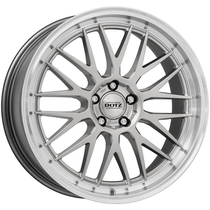 Dotz Bilbao Silver/polished lip 8x18 5x112 ET40 CB66,6 R13 750 kg OBIG8SL40E