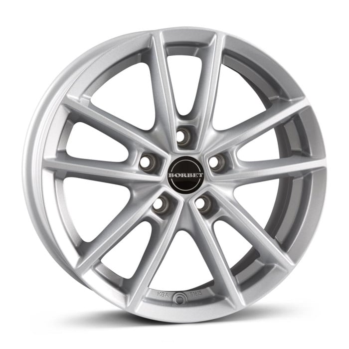 Borbet W Crystal Silver 6,5x16 5x114.3 ET45 CB72,6 60 700 kg 496951