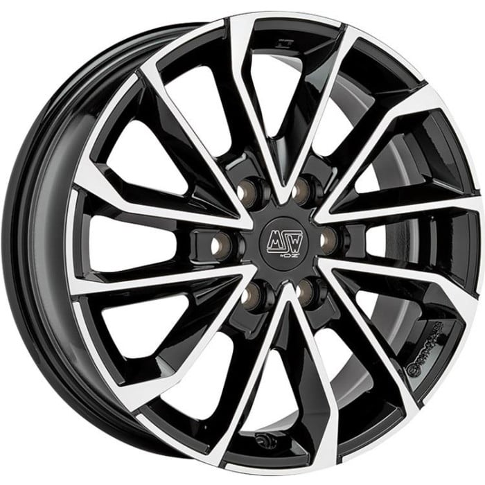 MSW 42 Van Gloss Black Full Polished 7,5x19 6x120 ET52,5 CB74,5 60 1250 kg W19473001T56