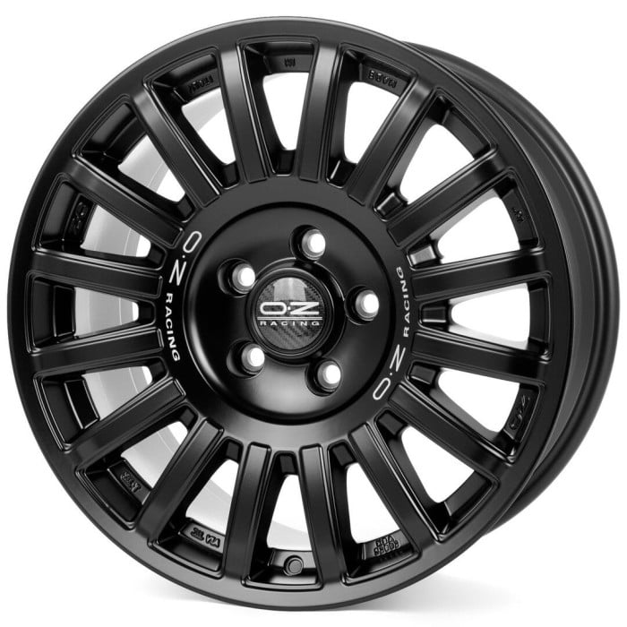 OZ Racing Rally Raid Matt Black Silver Lettering 8x17 5x120 ET35 CB65,1 60 1200 kg W01C00054R9