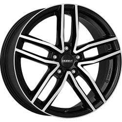 Dezent TR dark Black/polished 7,5x18 5x108 ET48 CB70,1 60 740 kg TTRFHBP48