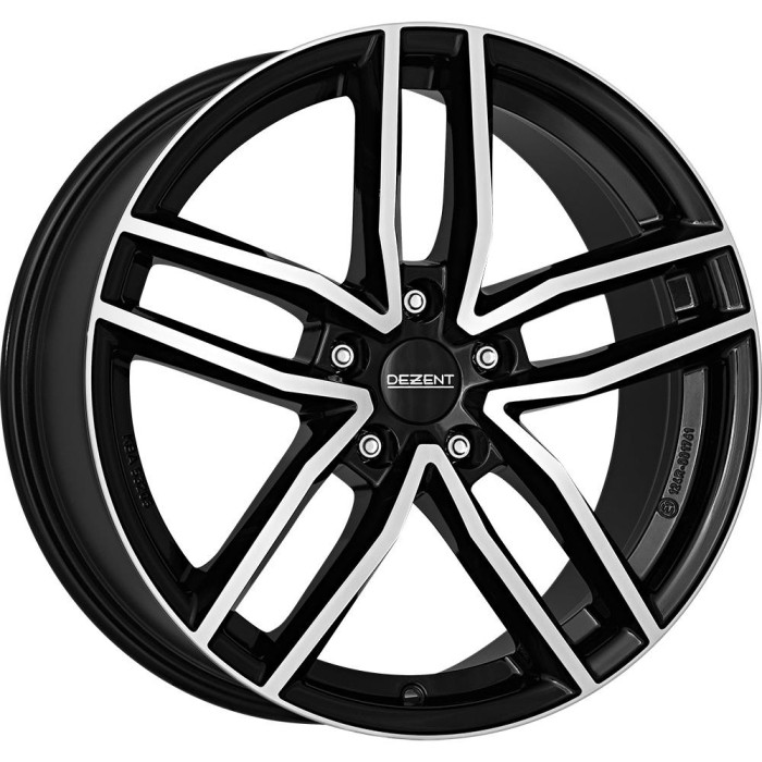 Dezent TR dark Black/polished 7,5x18 5x108 ET48 CB70,1 60 740 kg TTRFHBP48