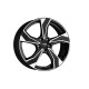 Dezent KB dark Black/polished 6x16 5x100 ET50 CB54,1 Flat 625 kg TKBO6BP50E