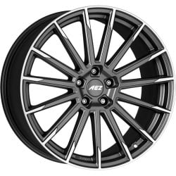 AEZ Atlanta Graphite matt/polished 7,5x18 5x108 ET50 CB63,4 60 750 kg AATFHGP505E