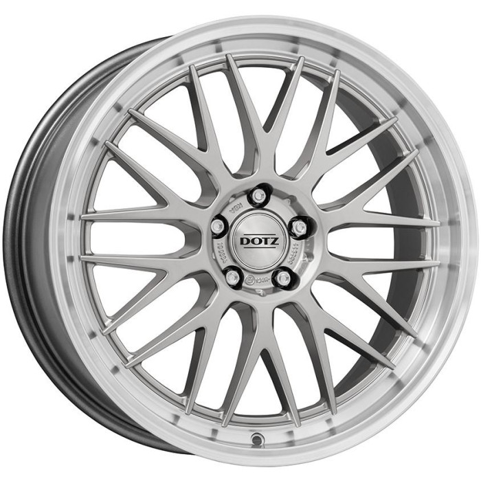 Dotz Bilbao Silver/polished lip 8x18 5x112 ET46 CB57,1 R13 750 kg OBIG8SL46E